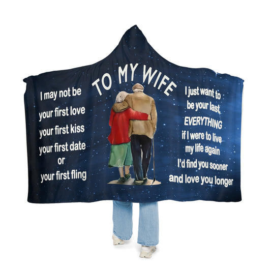 To My Wife Snuggle Blanket