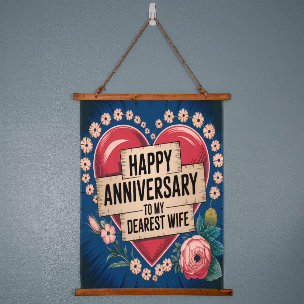 Anniversary Sign - Wedding Anniversary Gift for Wife, Custom Anniversary Gifts, Romantic Wall Decor