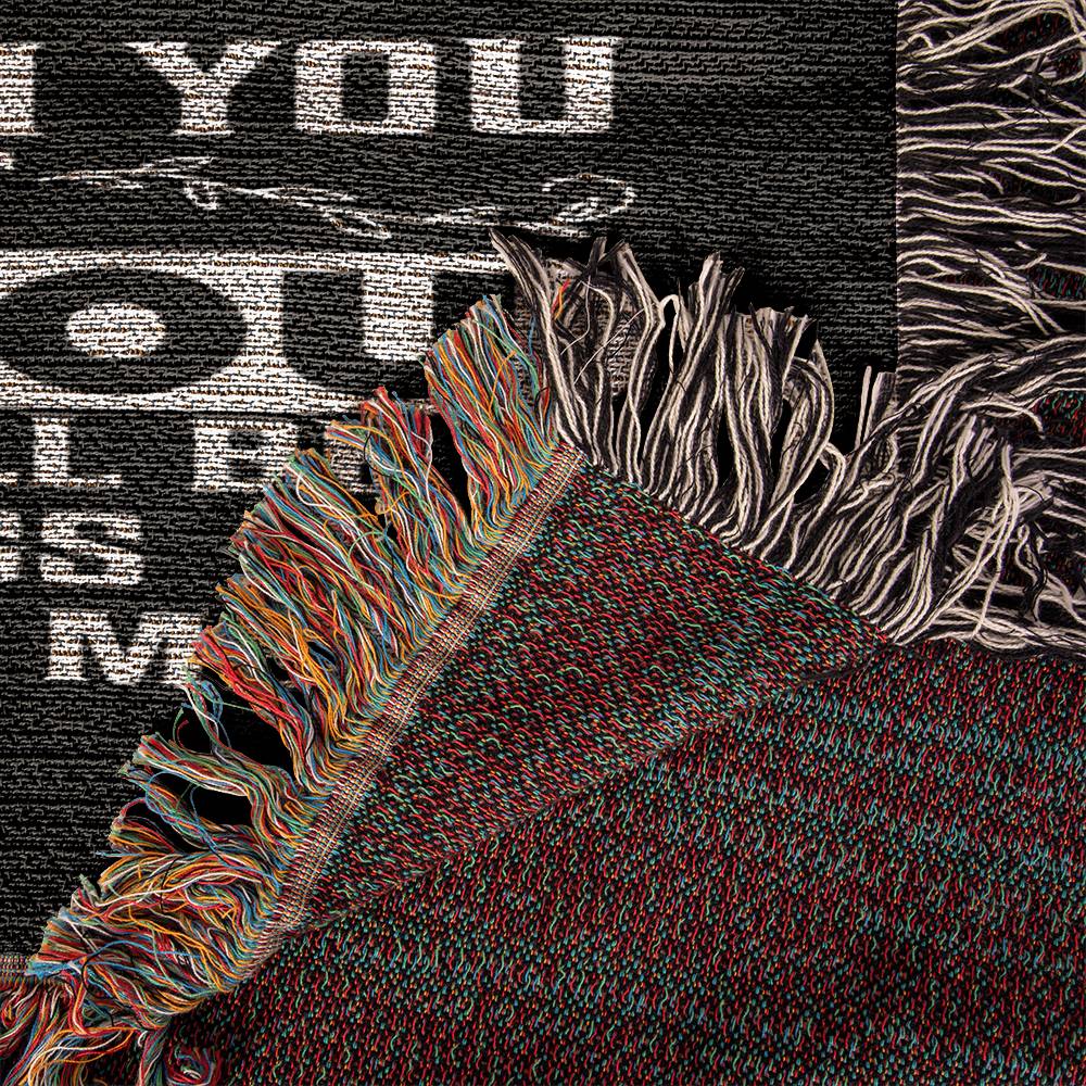 To My Son Woven Blanket