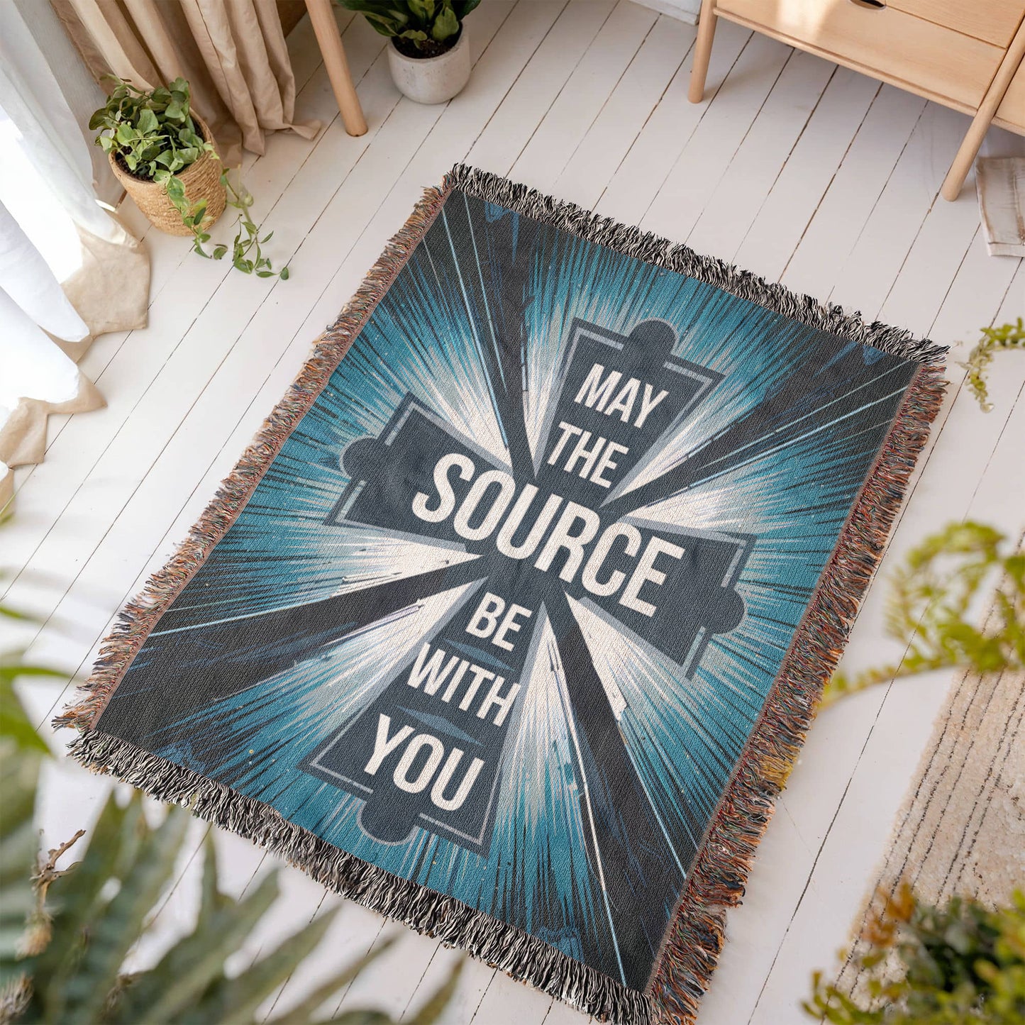 May The Source Woven Blanket