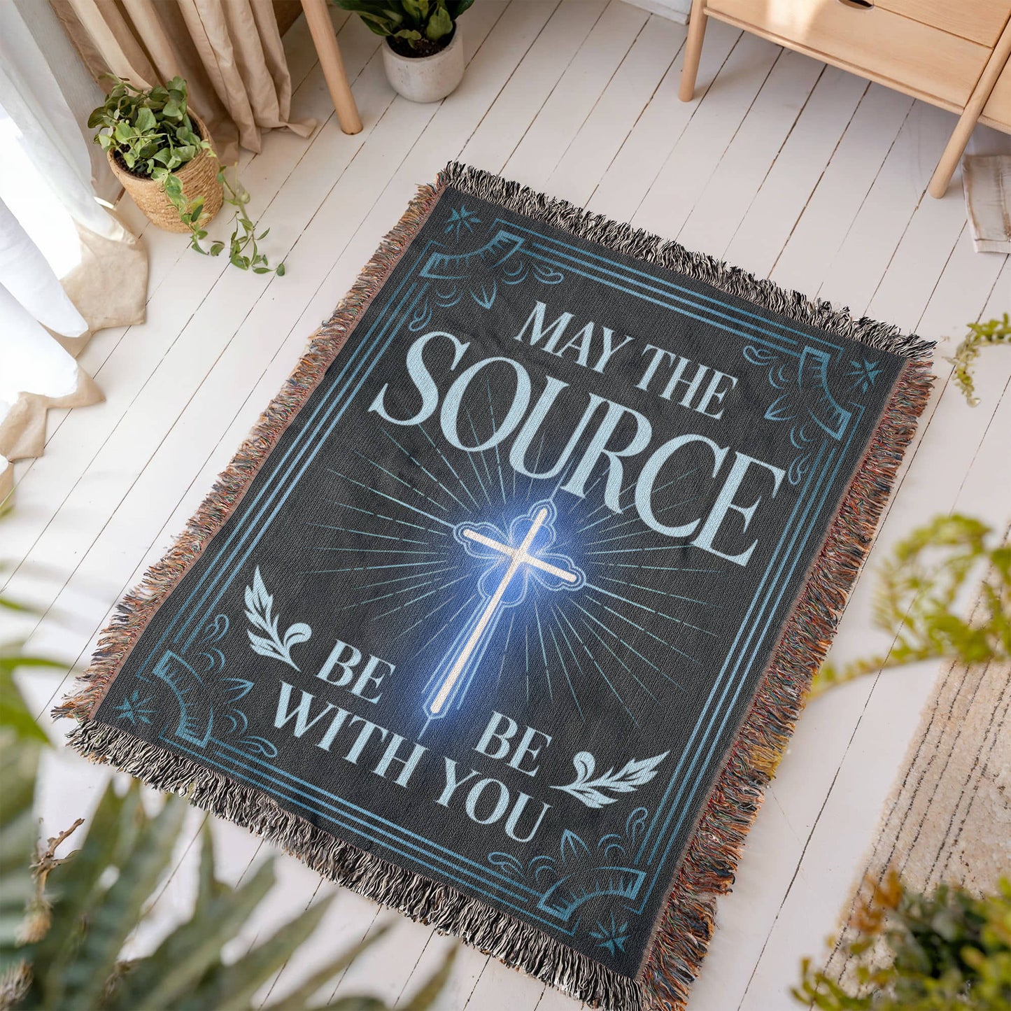 May The Source Woven Blanket