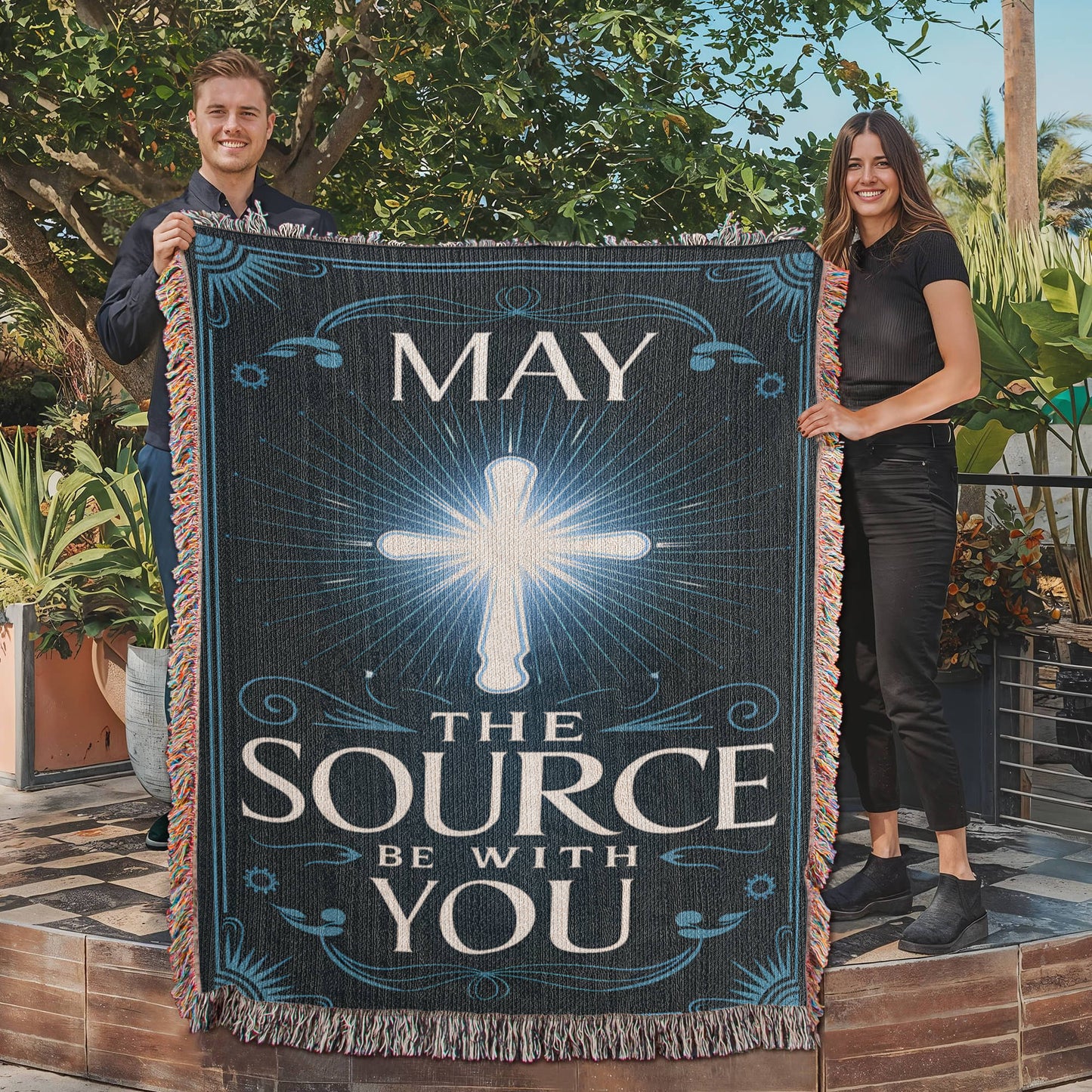 May The Source Woven Blanket