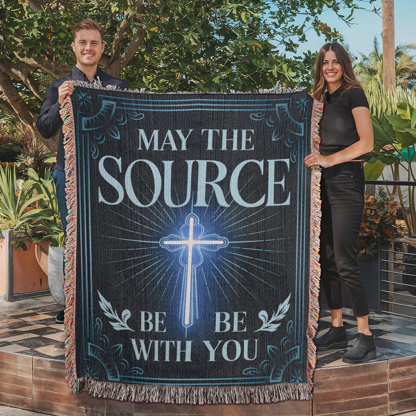 May The Source Woven Blanket