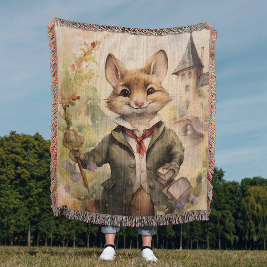 Mr Fox Woven Blanket