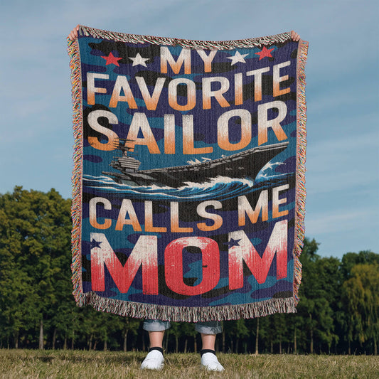 Sailor Mom Woven Blanket