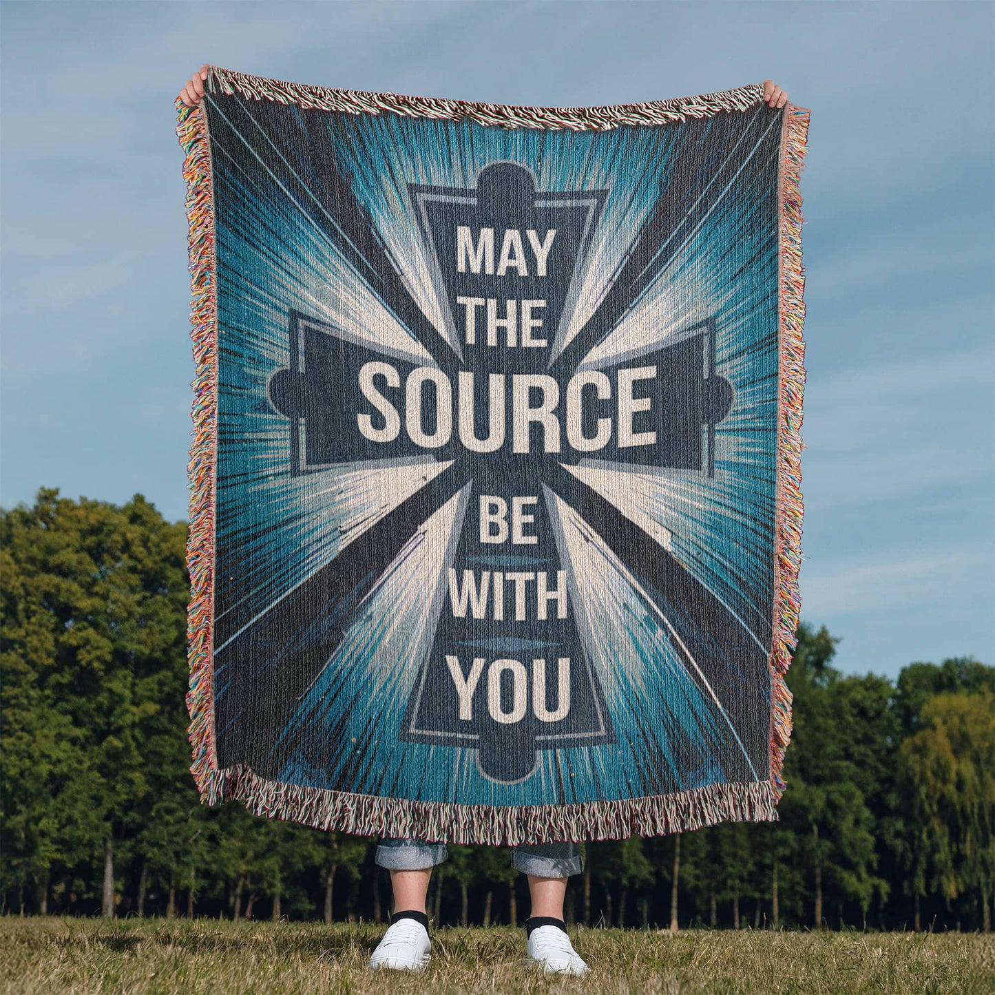 May The Source Woven Blanket