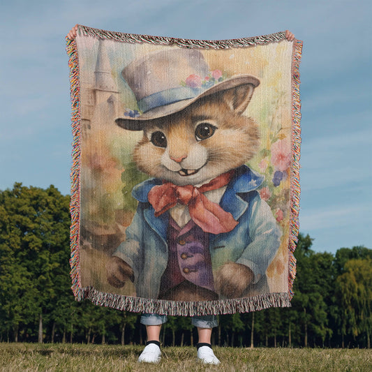 Chipmunk Woven Blanket