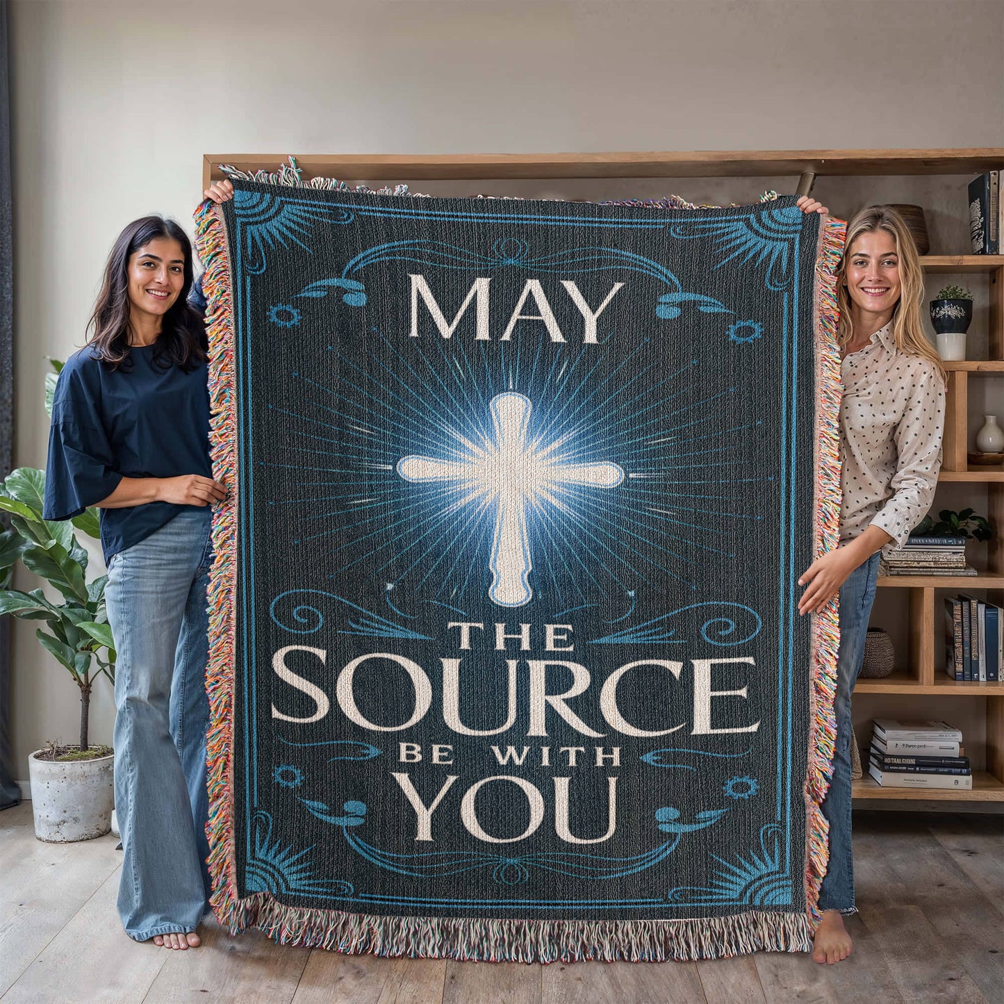 May The Source Woven Blanket