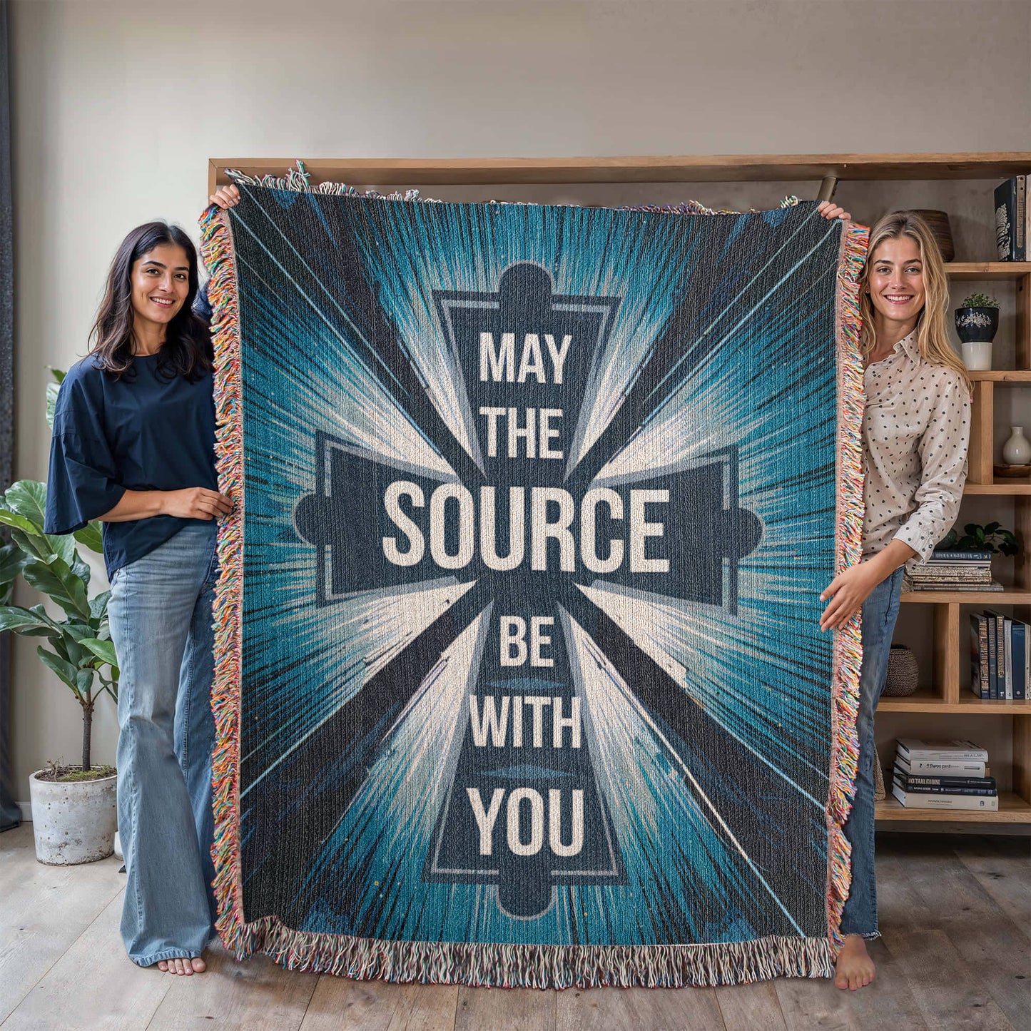 May The Source Woven Blanket