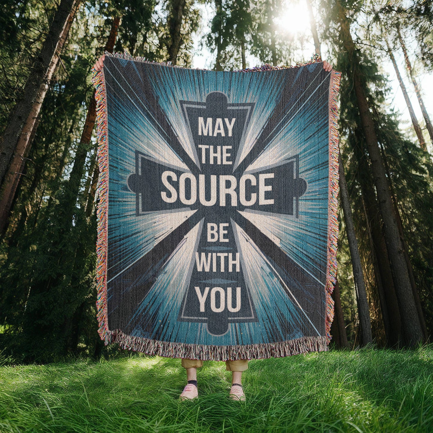 May The Source Woven Blanket