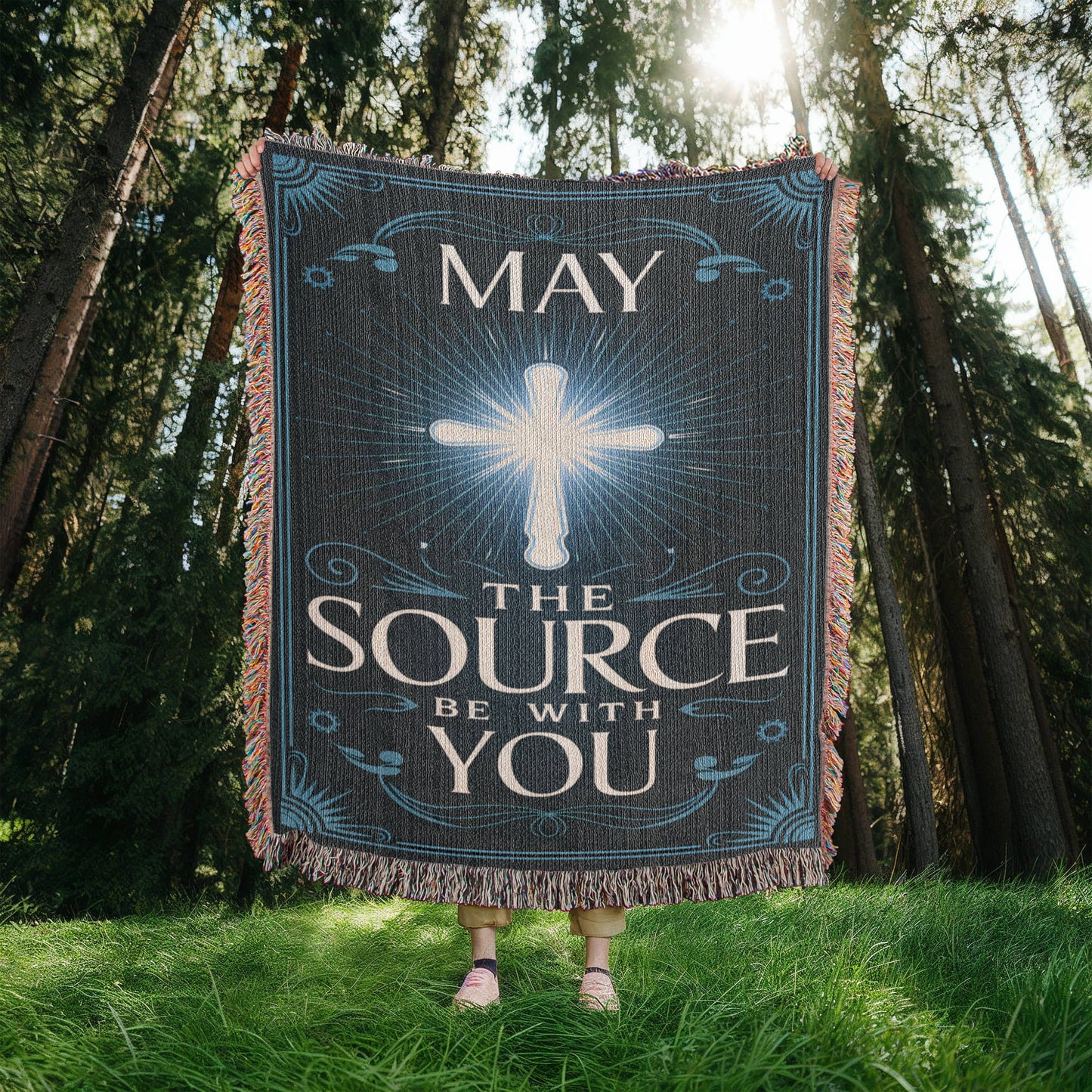 May The Source Woven Blanket